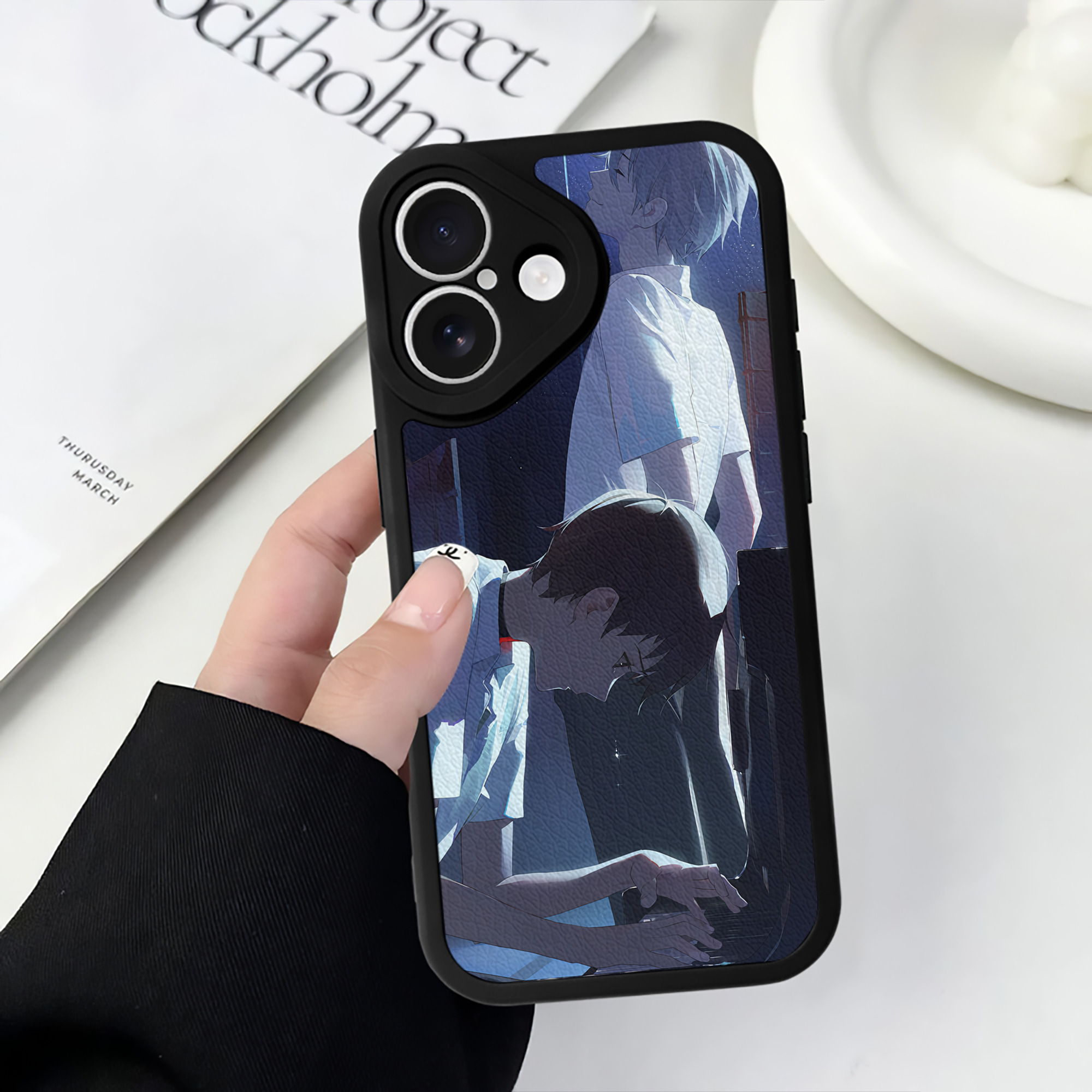 （画像用） EVA 新世紀エヴァンゲリオン 【iPhone 16シリーズ対応】シリコンスマホケース（レザー調） 材質：シリコン